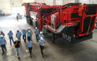 Semi-Mobile Crushers & Screens 18 BLK02E Wheel Mounted Impact Crusher and Vibrating Screen 12