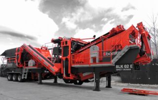 Semi-Mobile Crushers & Screens 26 BLK02E Wheel Mounted Impact Crusher and Vibrating Screen 4