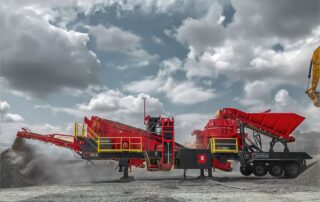 Semi-Mobile Crushers & Screens 35 BLV Wheel Mounted VSI Crusher and Screen 2
