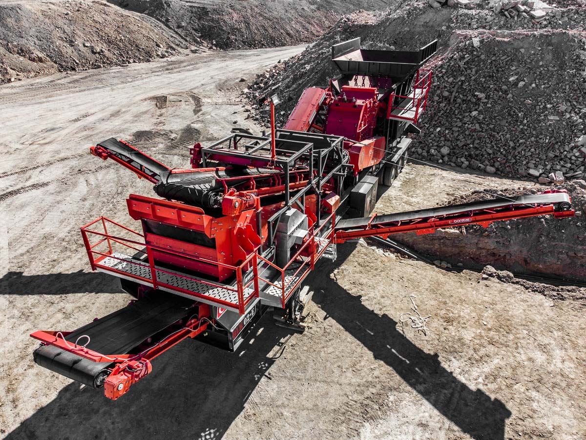 Hard Recycle | Exclusive Boratas Partner, ANZ 4 BLK Semi-Mobile crusher and Screen